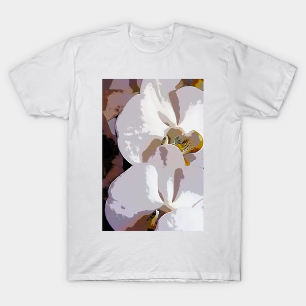 White Orchid T-Shirt by Colin-Bentham